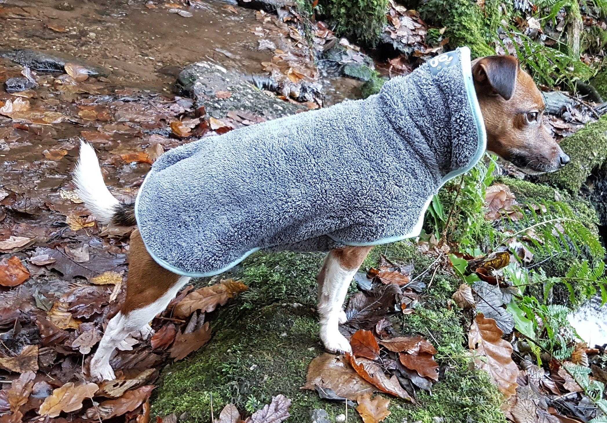 Henry Wag microvezel hondenbadjas - droogjas voor honden - Maat S