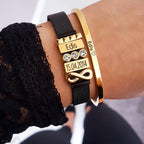 Pulsera: Negro / Lujo