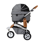 AirBuggy DOME 3 - Grande Gris Tierra - Lujo hondenbuggy