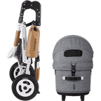AirBuggy DOME 3 - Grande Gris Tierra - Lujo hondenbuggy