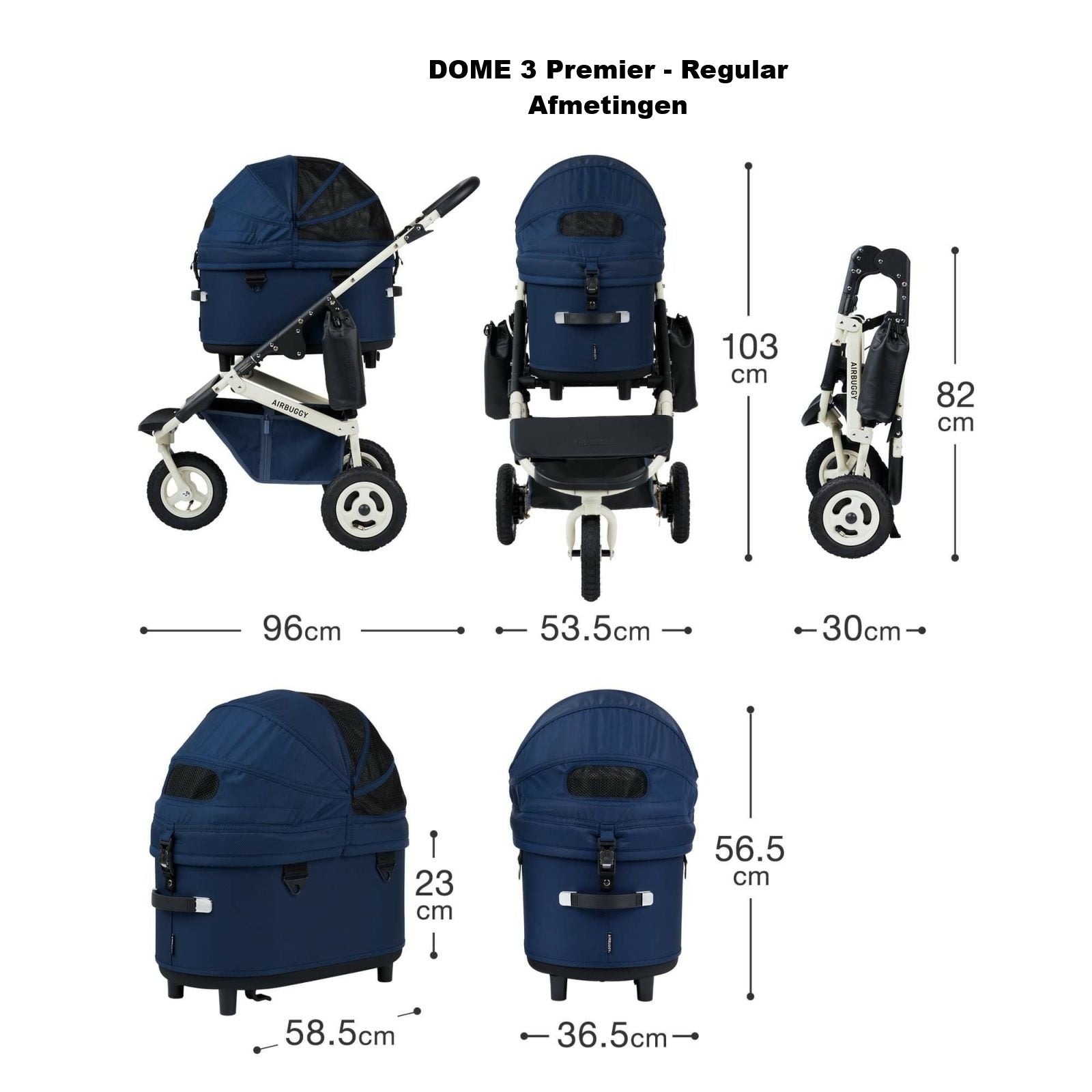 AirBuggy Dome 3 - Conjunto Premier Regular – Azul Marino