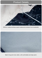 Hondenjas - waterdicht - winddicht - lichtgewicht  - blauw - maat M