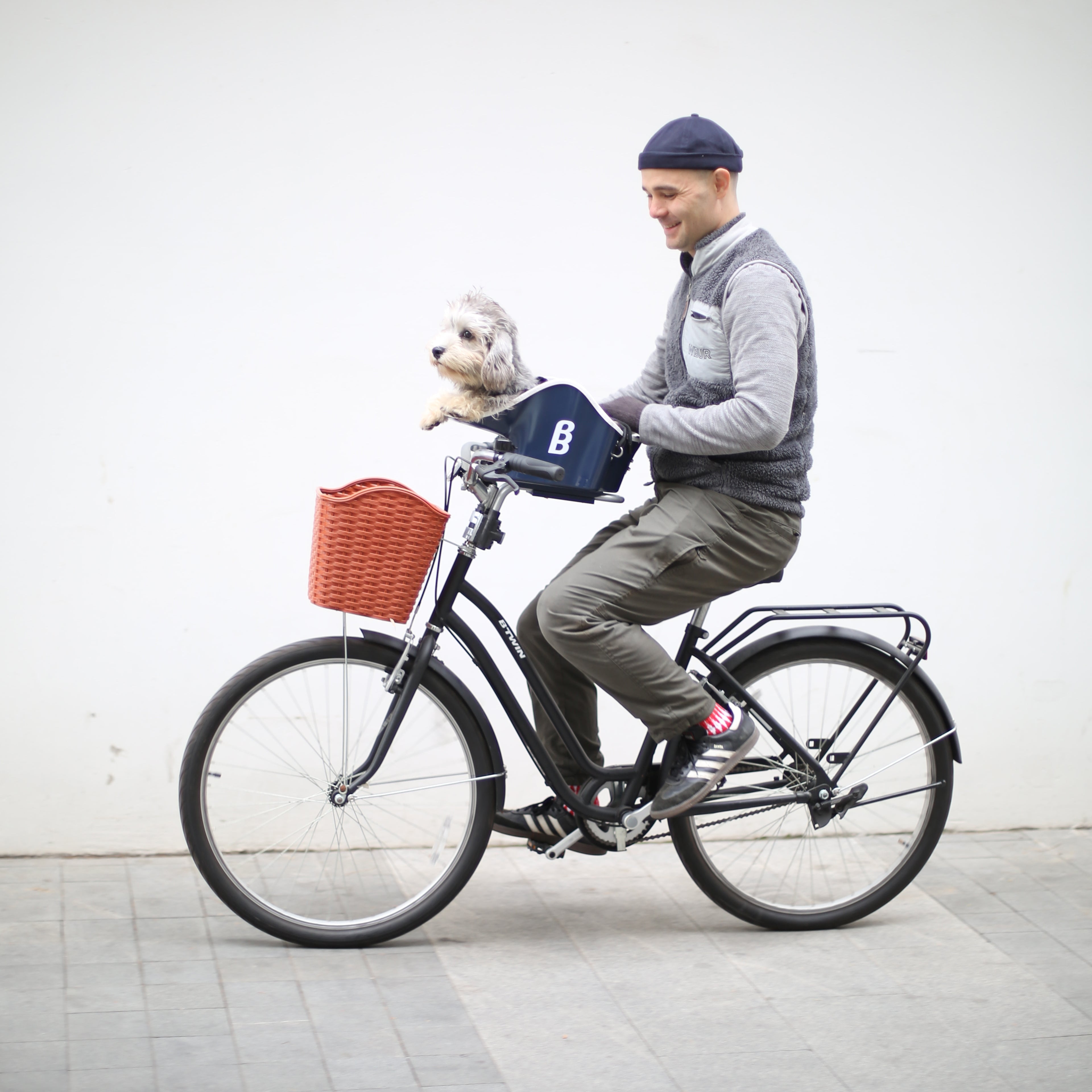 Brook & Breeze Canine Copilot Blue Honden fietszitje
