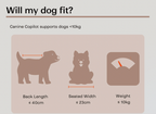 B&B Canine Copilot Crème Beige - Fietszitje voor huisdieren
