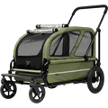AirBuggy Carriage Set Verde Musgo – La Máxima Lujo Hondenbuggy