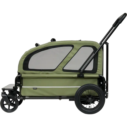 AirBuggy Carriage Set Verde Musgo – La Máxima Lujo Hondenbuggy
