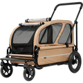 AirBuggy Carriage Set Beige Semilla - Lujo Hondenbuggy hasta 55kg