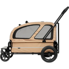 AirBuggy Carriage Set Beige Semilla - Lujo Hondenbuggy hasta 55kg