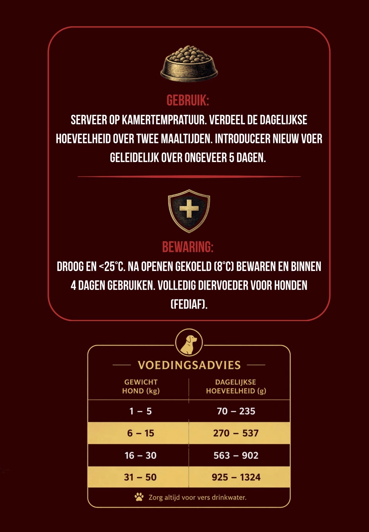 Natvoer Hert 95% - Monoproteïne & Graanvrij