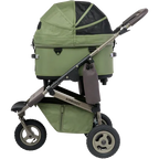 AirBuggy Dome 3 Premier Set Large Moss Green Dog Stroller