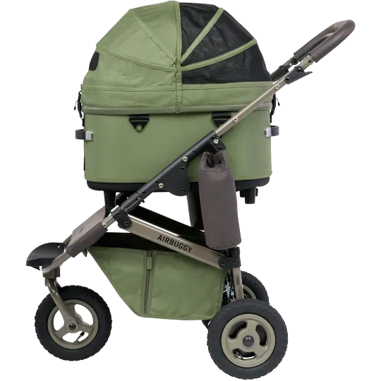 AirBuggy Dome 3 Premier Set Large Moss Green Dog Stroller