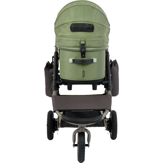 AirBuggy Dome 3 Premier Set Large Moss Green Dog Stroller