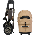 AirBuggy DOME 3 - Premier Set Large Seed Beige Luxury dog stroller