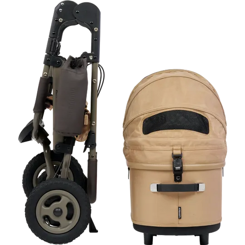 AirBuggy DOME 3 - Conjunto Premier Grande Semilla Beige Lujo carrito para perros