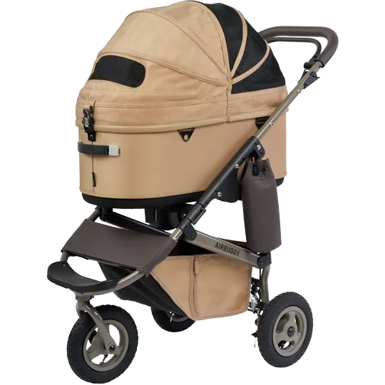 AirBuggy DOME 3 - Premier Set Large Seed Beige Luxury dog stroller
