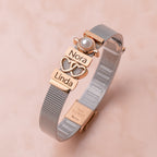 Pulsera: Plata/Oro Rosado