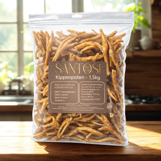 Kippenpoten gedroogd