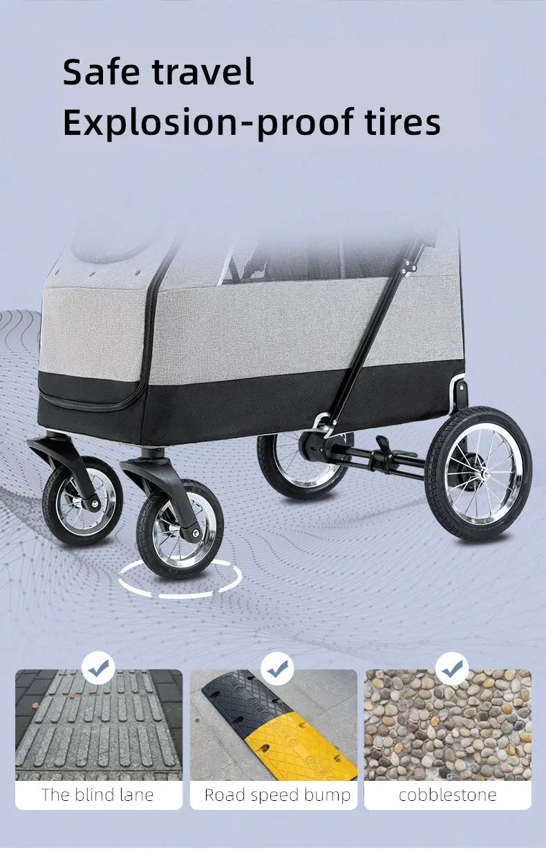 BELLO - Hondenbuggy Luxe Wandelwagen