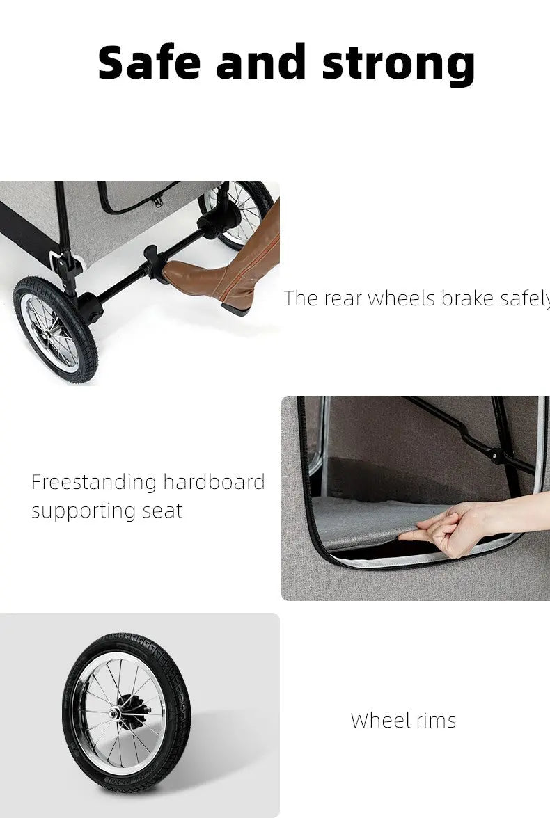 BELLO - Hondenbuggy Luxe Wandelwagen