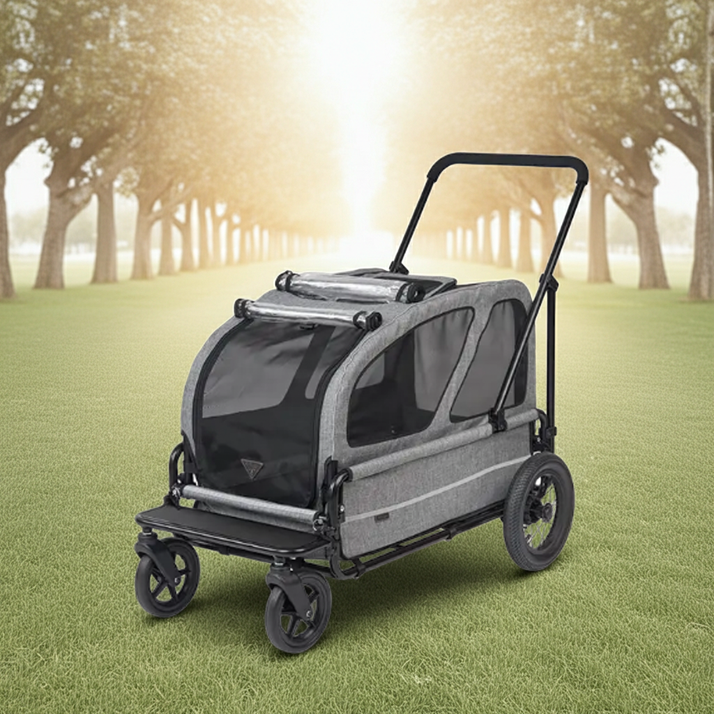 AirBuggy Carriage Set Gris Tierra – Viajar cómodamente con tu mascota