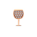 Wine Glass - Rose Gold