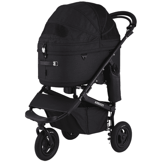 AirBuggy Dome 3 - Large Earth Black - Luxury Pet Stroller