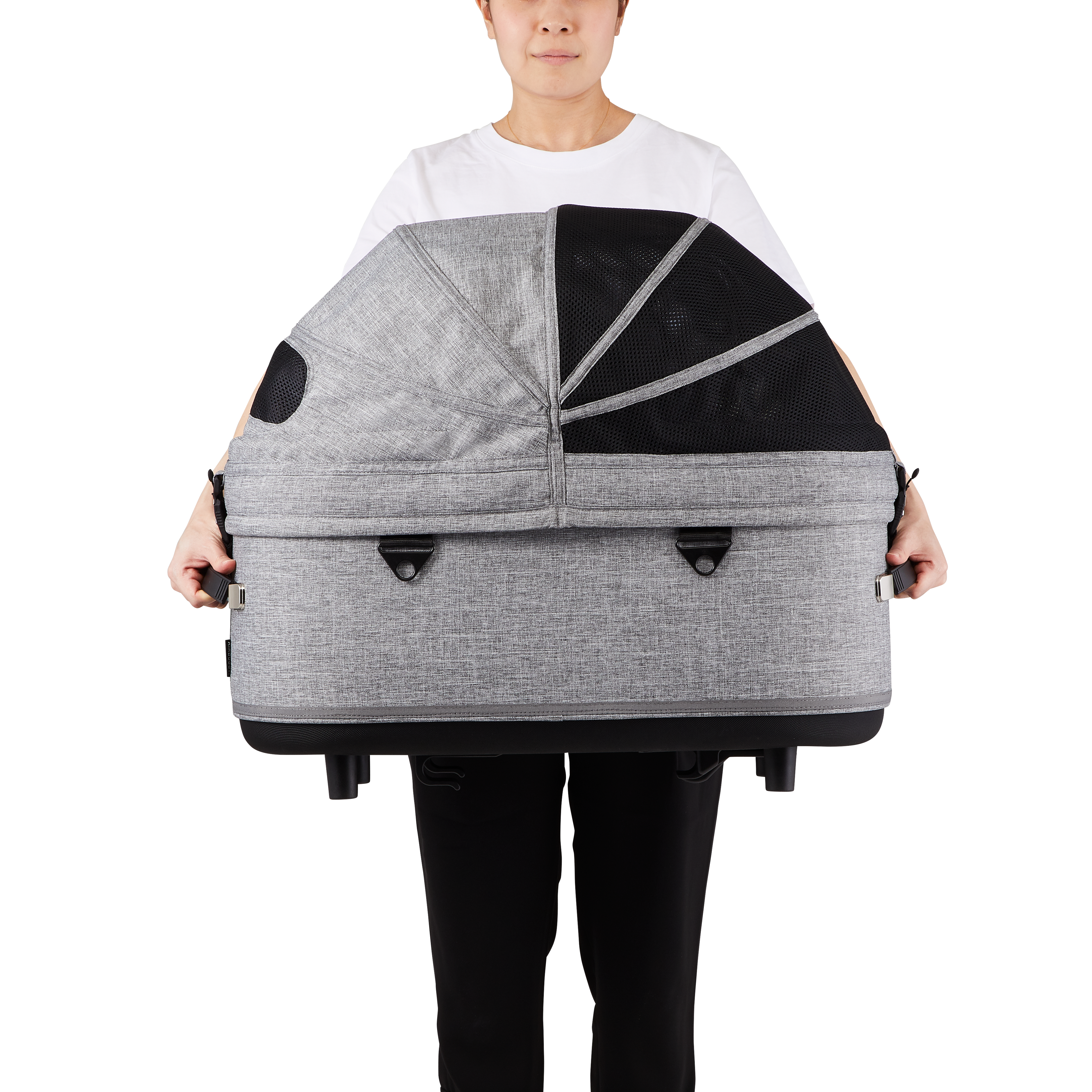 AirBuggy DOME 3 - Grande Gris Tierra - Lujo hondenbuggy