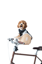 B&B Canine Copilot Crème Beige - Fietszitje voor huisdieren